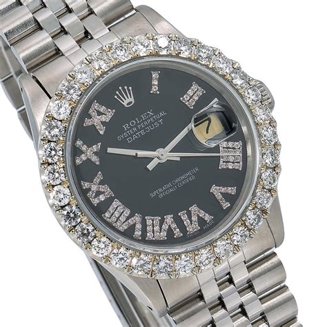 rolex diamond numbers datejust oyster perpetual 36|rolex 36mm datejust with diamonds.